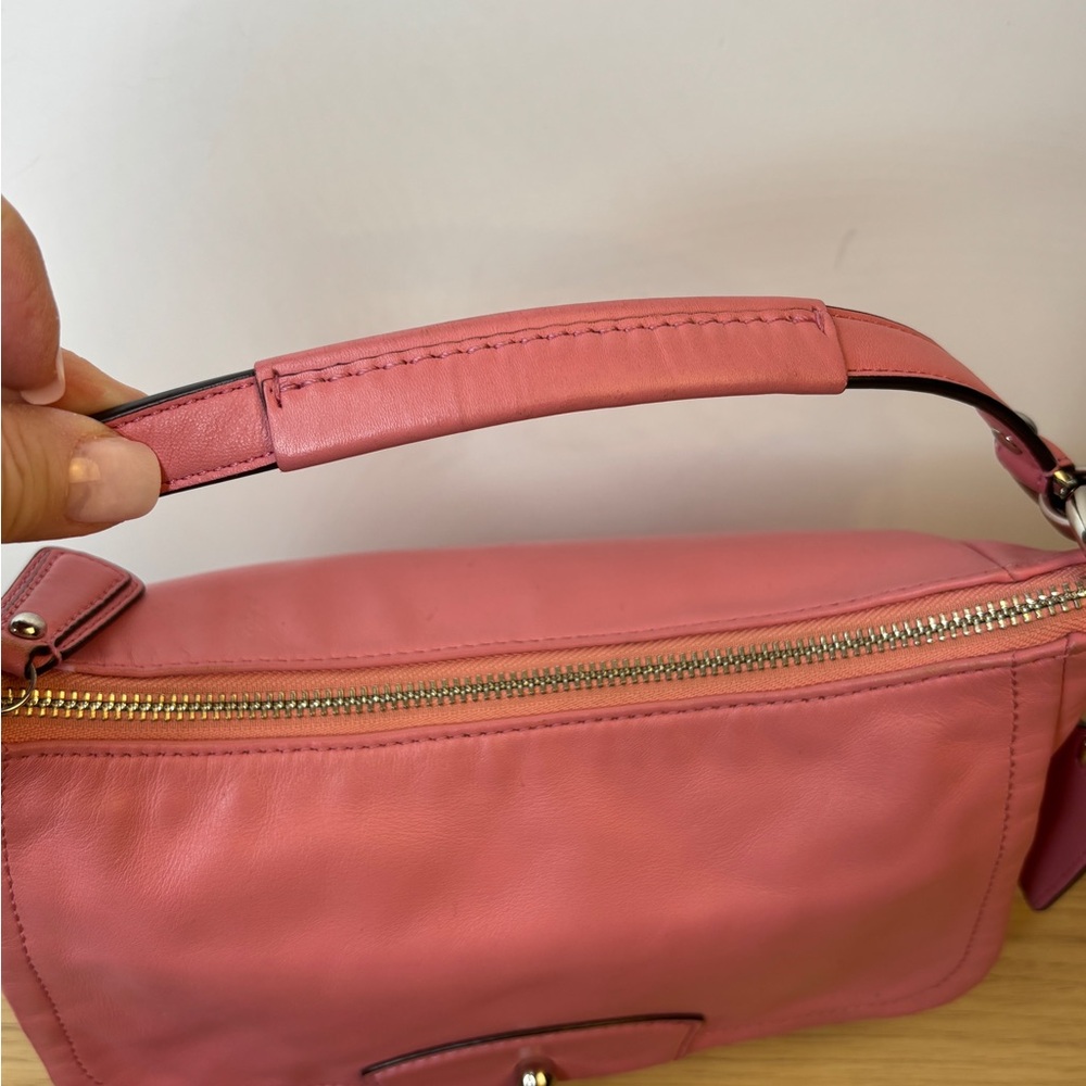 Vintage Coach Kristin Pink Leather‎ Hobo Bag - Picture 5 of 16
